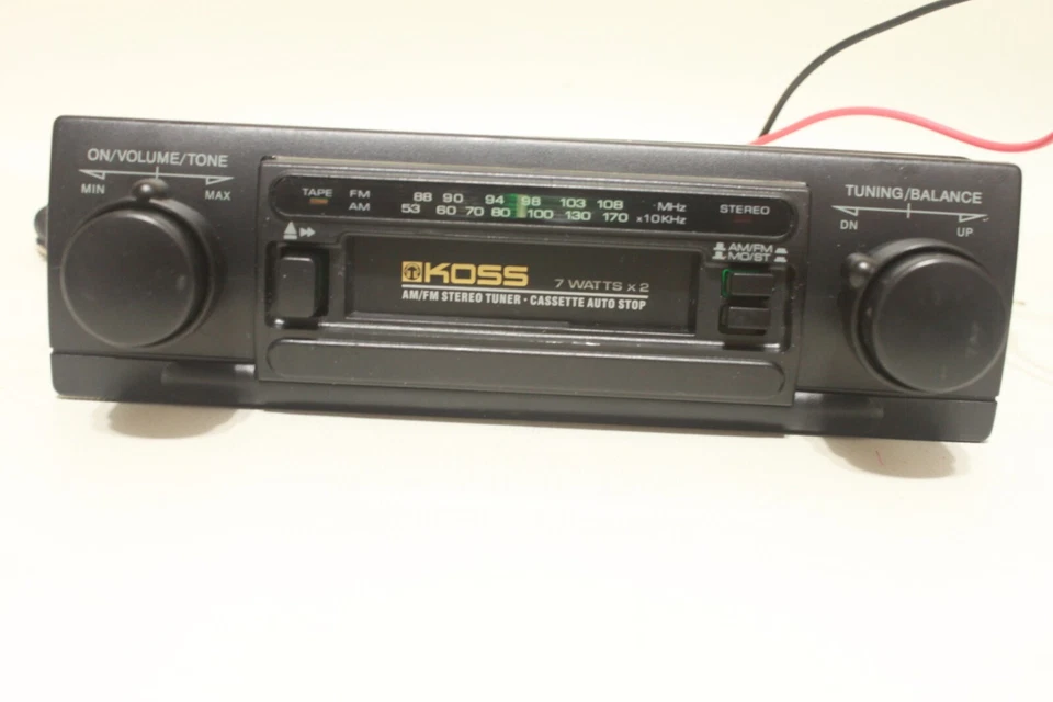 KOSS MS 408,car radio cassette player. (ref G 640) - Image 2 of 4