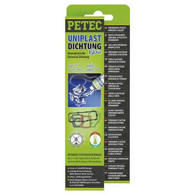 Uniplastdichtung Universaldichtmasse blau Dauerplastische PETEC 97510 80 ml