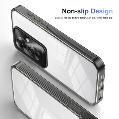 For Oppo Reno11 F 5G, Luxury Shockproof Hybrid Bumper Clear Crystal Cover Case