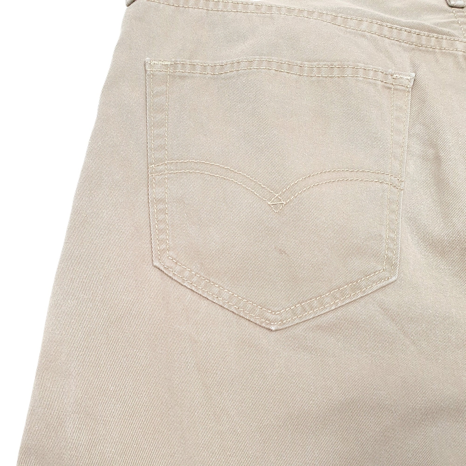 LEVIS 508 Regular Beige Chino Cotton Shorts Mens W33 image 4