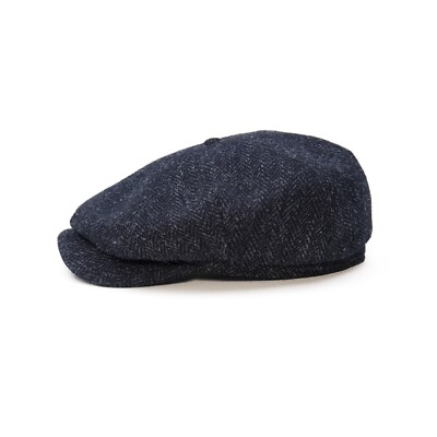 Sterkowski RAMBLER Schiebermütze Harris Tweed Vintage Retro Newsboy XXL Sizes