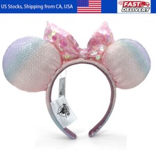 Little Mermaid Ariel Sequin Minnie Ears Disney-Park's Little Princess Headband