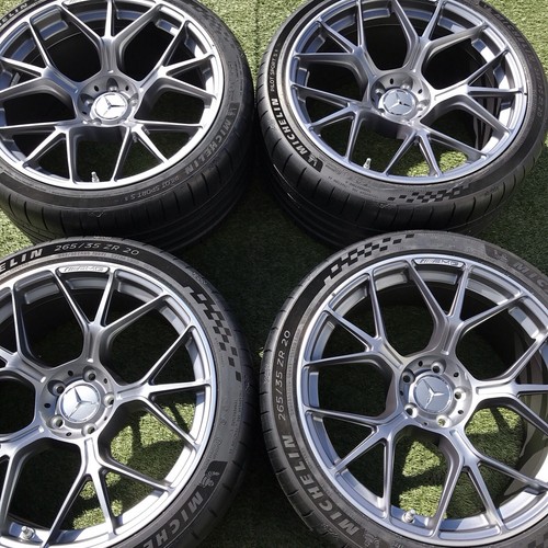 20 MERCEDES CLE RIMS TIRES TPMS OEM STOCK SET GENUINE Grey CLE53 CLS E53 - Picture 13 of 24