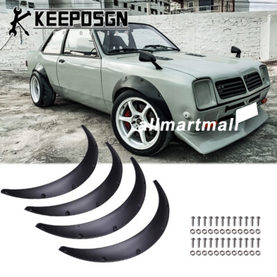 Fender Flares Wide Body Wheel Cover Protect Matte for Chevrolet Chevy Chevette