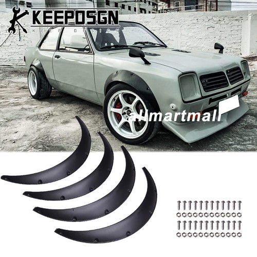 Fender Flares Wide Body Wheel Cover Protect Matte for Chevrolet Chevy Chevette