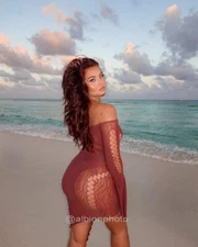 8x10 SOFIA JAMORA GLOSSY PHOTO hot sexy beautiful latina bikini swimsuit model