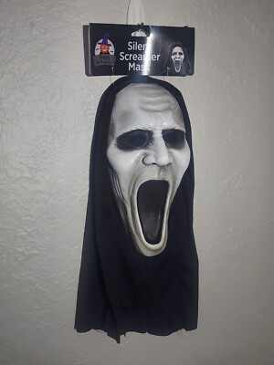 Silent Screamer Ghost Face PVC Character Costume Mask
