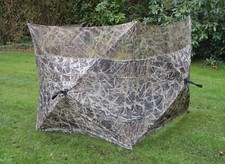 Mobiler Tarnstand Natur  Naturschilf 140 x 420 cm Krähenjagd Jagd Lockjagd xl