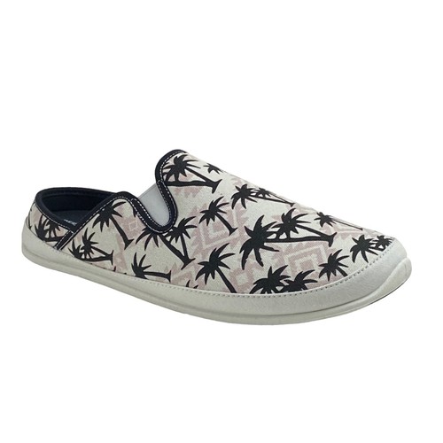 Deer Stags Men's 16 Palm Tree Canvas Slipperooz Slip-On Slippers - Picture 2 of 11