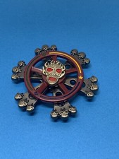 Skull Fidget Spinner With Case