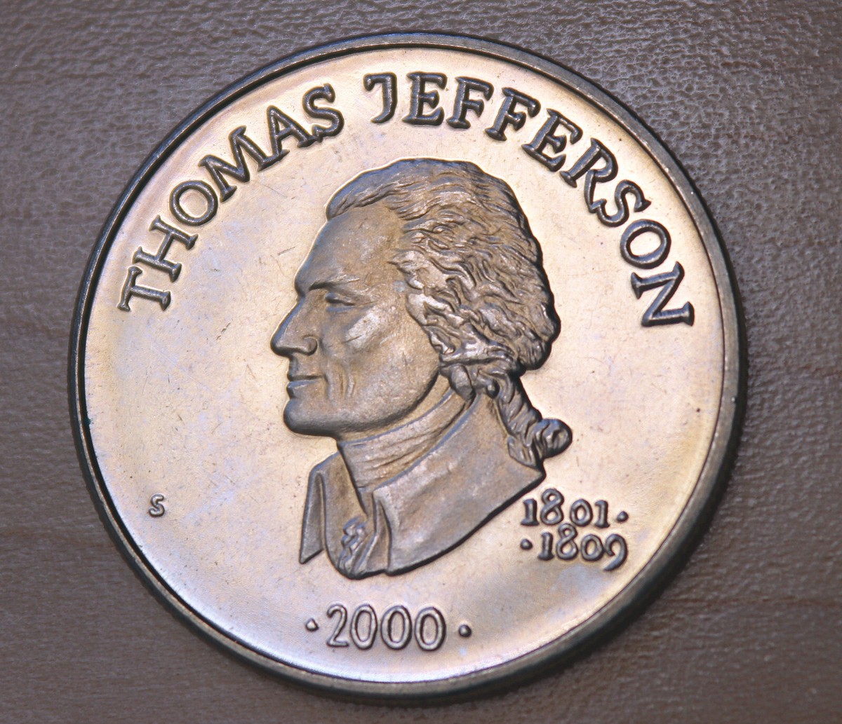 2000 Liberia 5 Dollars American Presidents Thomas Jefferson | eBay