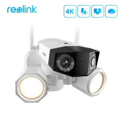 Reolink Duo Floodlight WiFi 4K Outdoor Security Camera Dual-Lens 180° FOV IP67