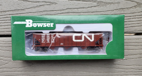 BOWSER 1/87 HO CN CANADIAN NATIONAL BROWN 12 PANEL HOPPER CAR #111207 NIB 41240 | Zustand: New