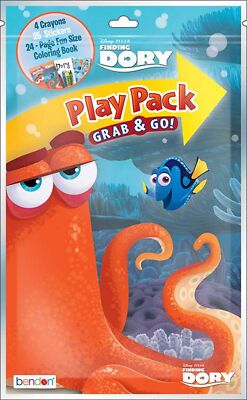 NEW Finding Dory Grab & Go Play Pack - Hank and Dory - Party Favor, Prize Box