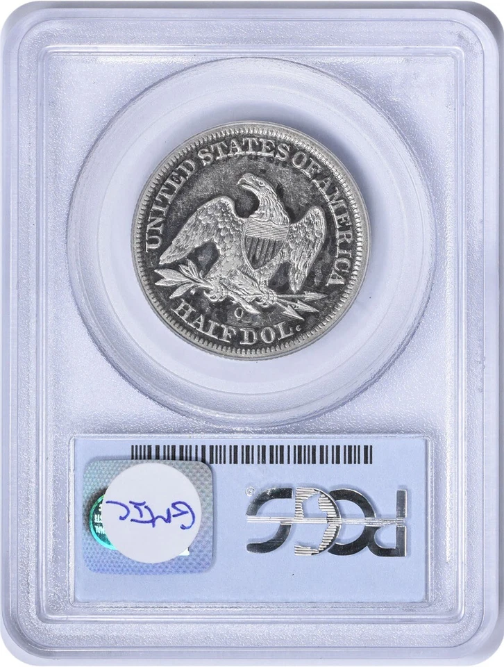 1849-O Liberty Seated Silver Half Dollar EF45 PCGS - Image 2 of 4