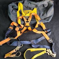 DBI-SALA Safety Harness Lot W/ Duffle Bag & Clamps Made in USA READ