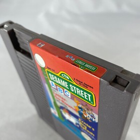 Sesame Street ABC Nintendo Video Game, Poster & Manual nes cartridge cart