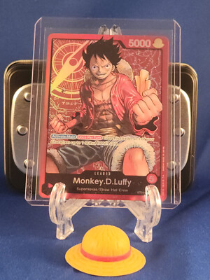 Monkey.D.Luffy - ST01-001 - Leader - English - Near Mint - One Piece CCG