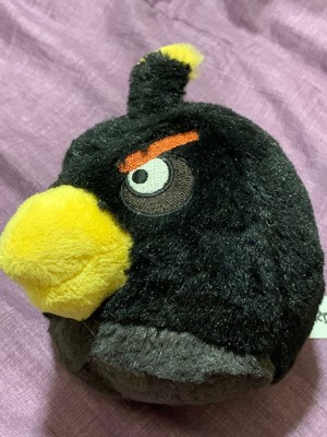 Angry Birds Plush Black Bomb Bird 5 inch Stuffed Toy With Sound | eBay