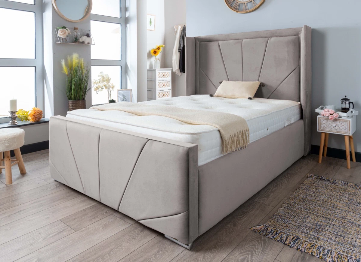 Ottoman bed with memory foam mattress deals