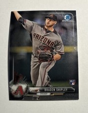 Braden Shipley 2017 Bowman Chrome Rookie Card #59 Arizona Diamondbacks RC
