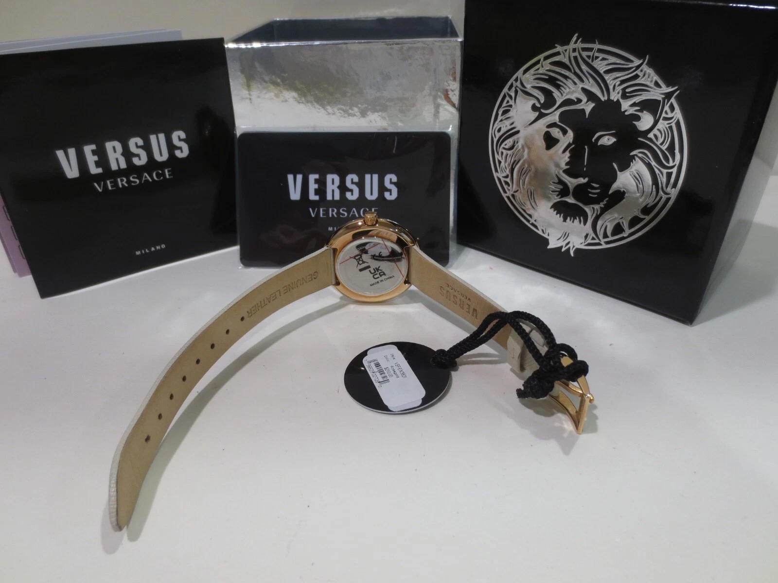 Orologio Versus Versace Donna VSPEN3821 Lea Oro Rosa IP Cristalli 35mm Pelle