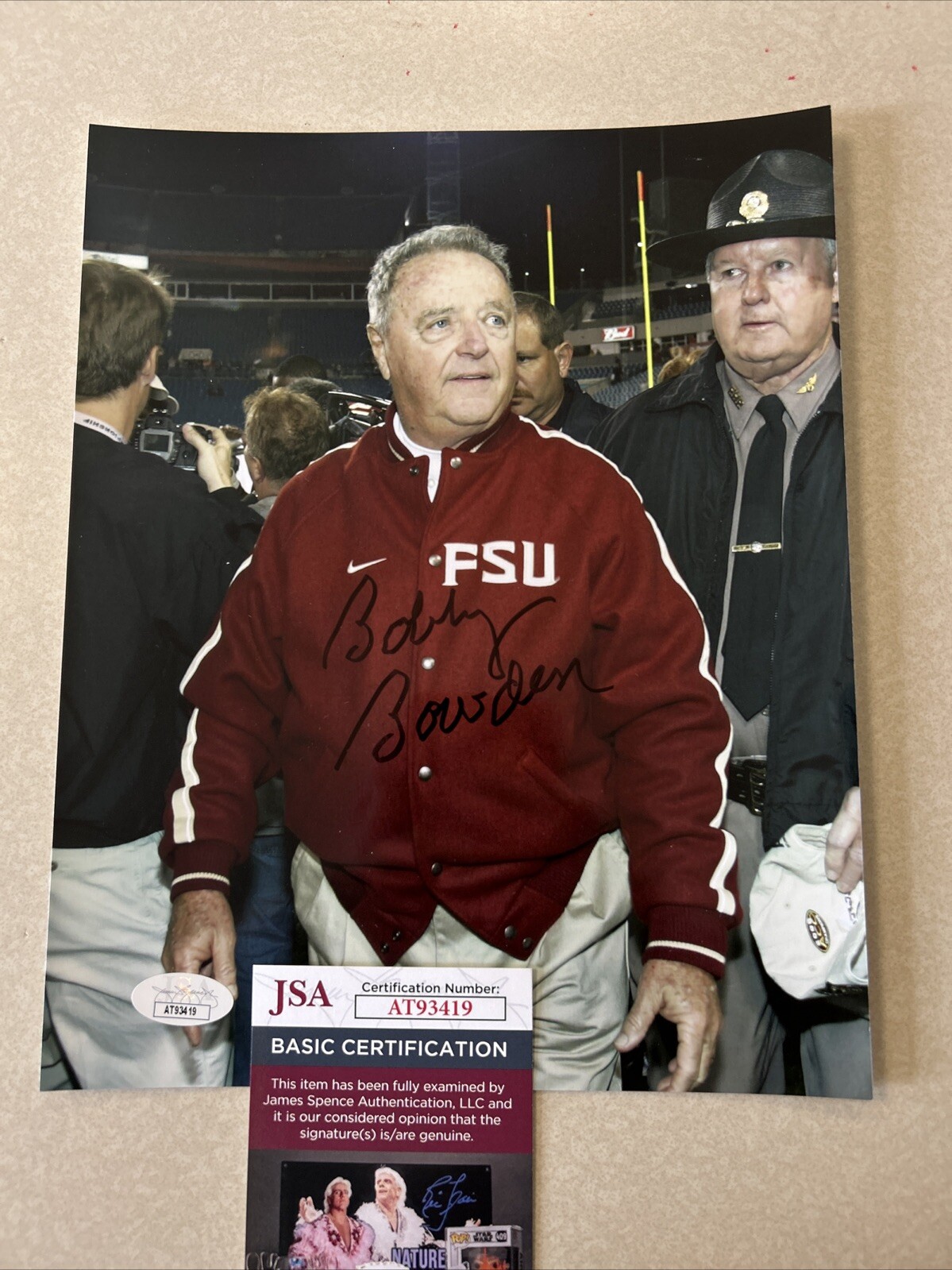 Bobby Bowden Autographed Signed Florida State Seminoles - 8x10 PHOTO PICTURE JSA 