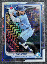 2024 Bowman Chrome Mega #39 Mojo Refractor Bo Bichette Toronto Blue Jays