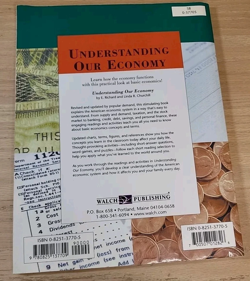 Understanding Our Economy by E. Richard Churchill Homeschool Textbook & Workbook - Image 2 of 4
