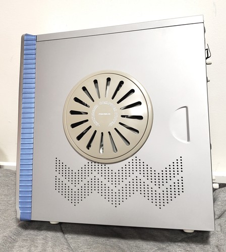 NEW IN BOX VINTAGE ATX TOWER PC CASE: blue silver retro sleeper AGM-3000 EZ-4000 - Picture 5 of 18