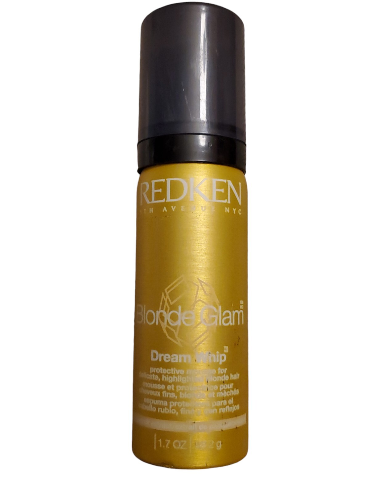 Redken Blonde Glam Dream Whip Protective Mousse 1.7 oz For Blonde & Highlights
