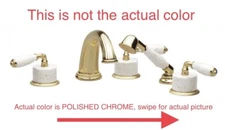 Phylrich K2338BP1/026 VALENCIA Deck Tub Set With Hand Shower In Polished Chrome