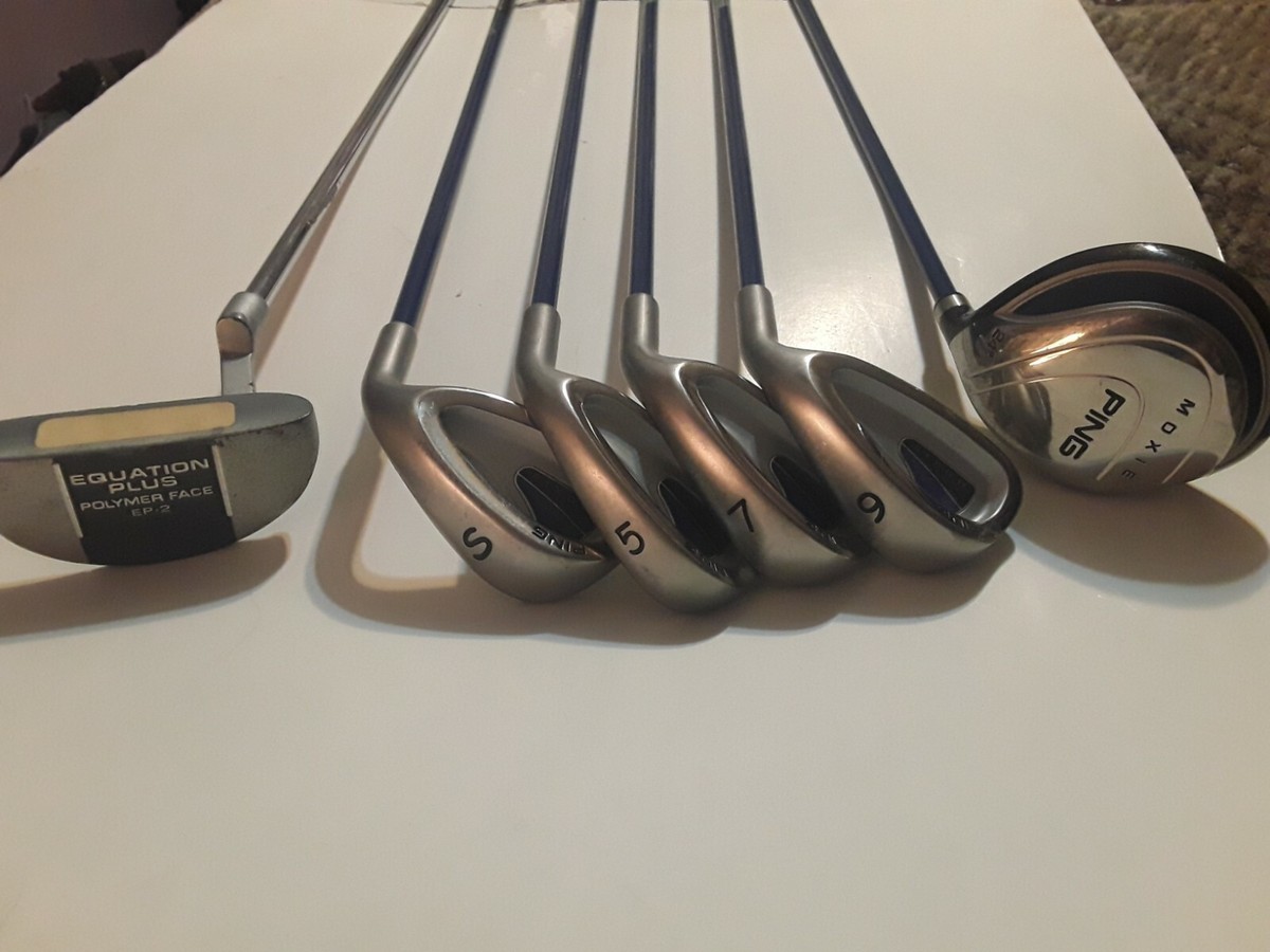 Ping Moxie Junior Golf Set 5, 7, 9, SW, 24° Fairway, Putter, Bag 1