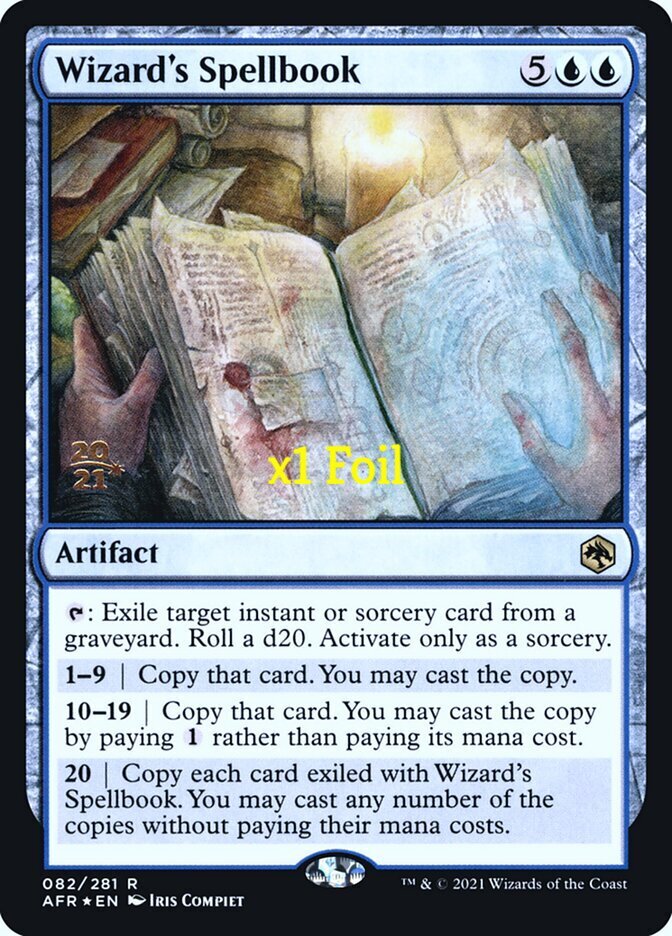 MTG Adventures in the Forgotten Realms AFR Wizard's Spellbook MINT