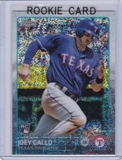 JOEY GALLO ROOKIE CARD Rangers 2015 Topps Chrome Update MEGA BOX REFRACTOR RC!