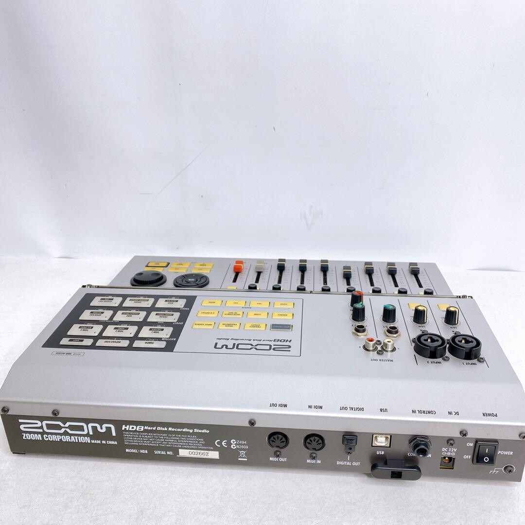 Zoom HD8 HDD Multi-Track Recorder MTR w/Power Adapter Used