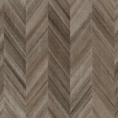 Gradient Chevron in Dark Grey Stripes Faux 3-D Wallpaper GE3601