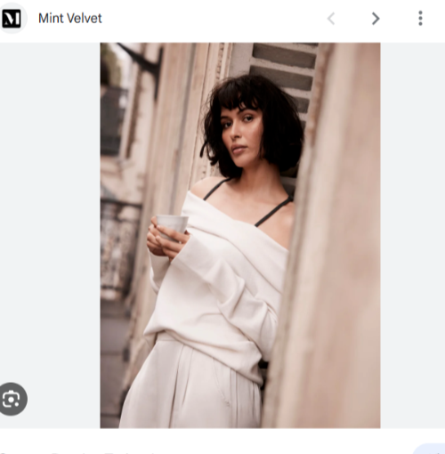 White Mint Velvet Jumper Dress Batwing Jumper Mint Velvet White