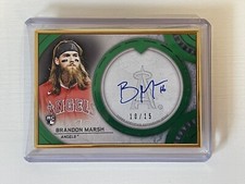 2022 Topps Transcendent Brandon Marsh Rookie Emerald Green Variation Auto /15