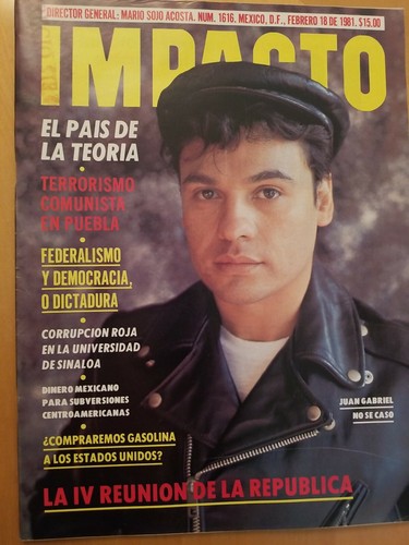 IMPACTO MEXICO SPANISH NEWS MAGAZINE February 1981 Juan Gabriel Hitler Bullfight - Bild 1 von 3