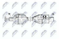 Nty NPW-ME-060 Antriebswelle FüR MERCEDES-BENZ