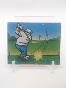 GOLF #43 Family Computer Card Menko Amada Famicom Konami Vintage 1985 Japan