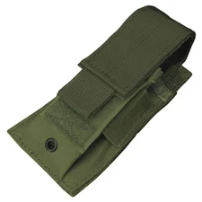 Condor Single Pistol Mag Pouch Airsoft MOLLE Case Webbing Ammo Holder Olive Drab
