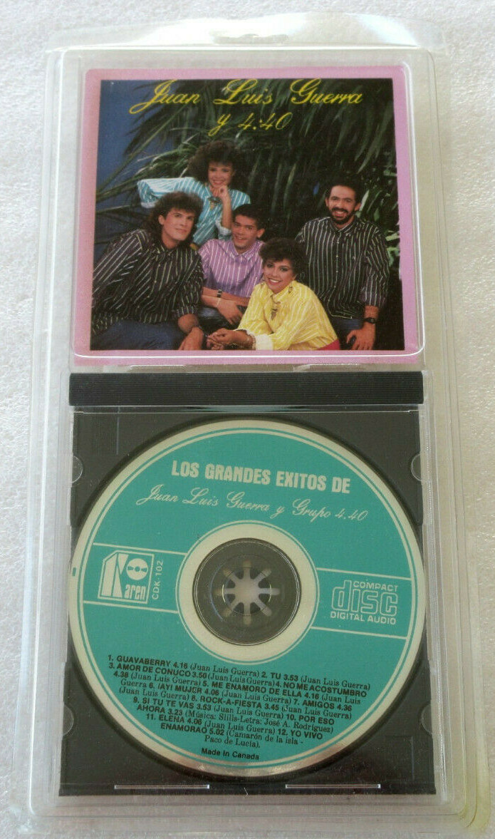 JUAN LUIS GUERRA Y 4:40 / LOS GRANDES EXITOS CD 1988 KAREN CANADA LATIN MERENGUE