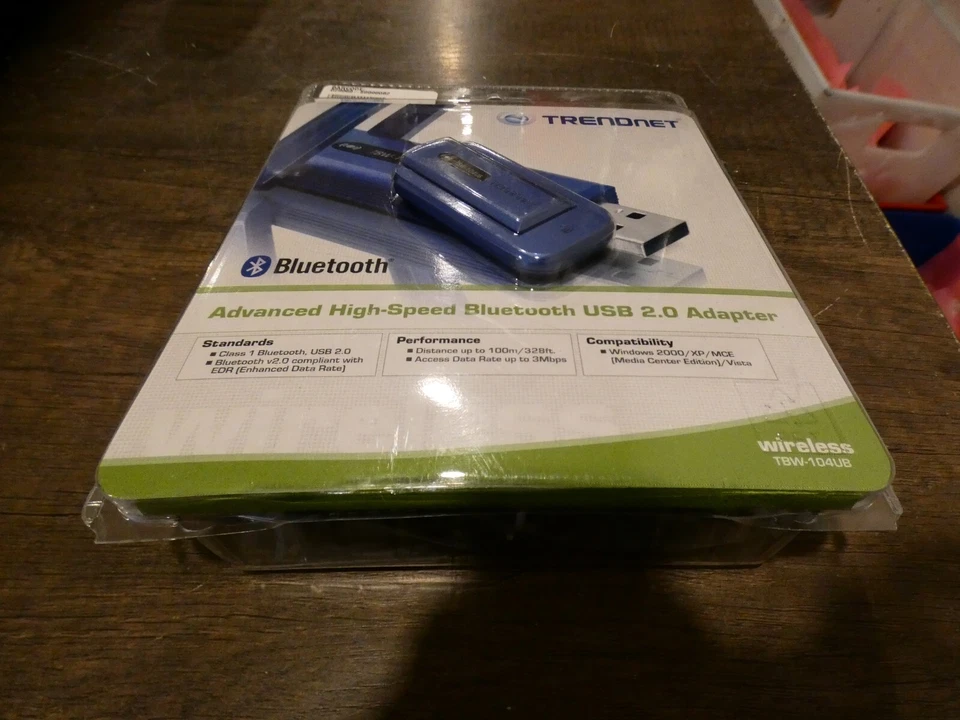 New OEM Trendnet Advanced High-Speed Bluetooth USB 2.0 Adapter 100m TBW-104UB - Image 2 of 4