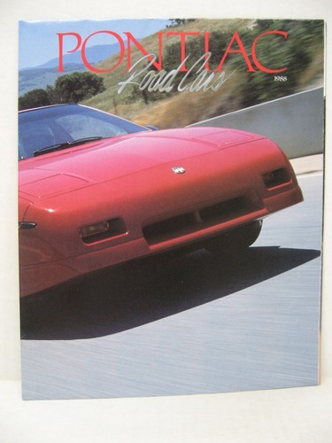 1988 Pontiac Road Cars Dealer Sales Brochure Foldout