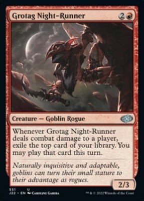 MTG Jumpstart 2022 U Grotag Night-Runner #551 PLAYSET 4x x4