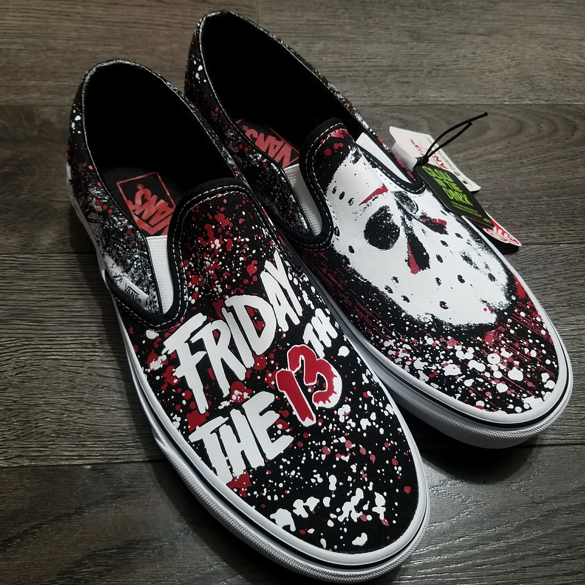 Friday the 13th Jason Custom Vans Sneakers - Custom Vans Shoes