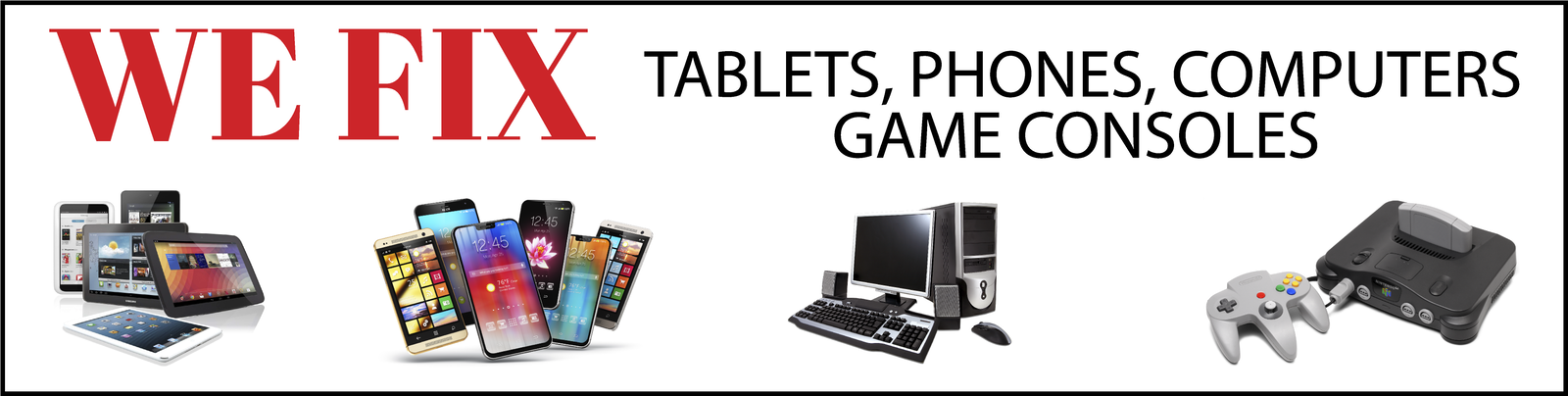 Expert Repair Decal for Tablets, Phones, Computers & Game Consoles