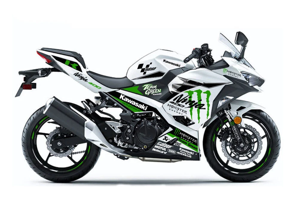 Bold Kawasaki Ninja 400 Graphics Kit 2017 2023